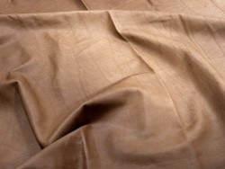 Bande de cuir de vache CARAMEL – 200 × 70 cm – Cuir fin 0,8/0,9 mm - Cuir en Stock