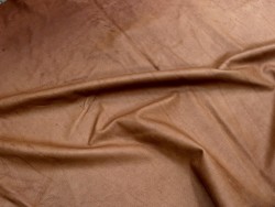Bande de cuir de vache BRUN GOLD – 200 × 70 cm – Cuir fin 0,8/0,9 mm - Cuir en Stock