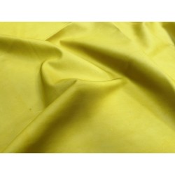 Bande de cuir de vache JAUNE CANARIS – 200 × 70 cm – Cuir fin 0,8/0,9 mm - Cuir en Stock
