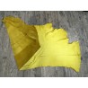 Bande de cuir de vache JAUNE CANARIS – 200 × 70 cm – Cuir fin 0,8/0,9 mm - Cuir en Stock