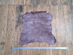 chèvre vieilli - bordeaux - maroquinerie ou vêtement - Cuirenstock
