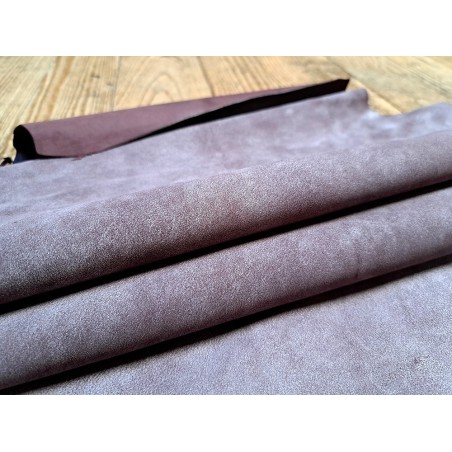 chèvre vieilli - bordeaux - maroquinerie ou vêtement - Cuirenstock