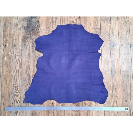 Peau de chèvre nubuck - Violet - Cuir en Stock