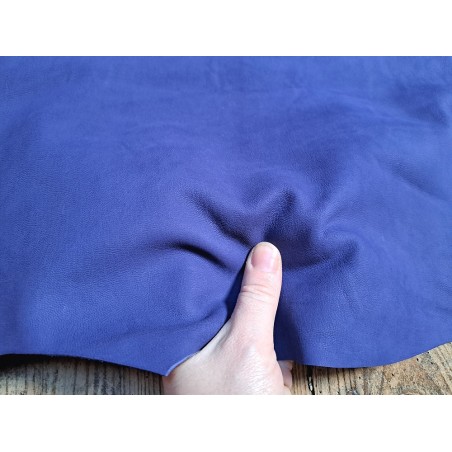 Peau de chèvre nubuck - Violet - Cuir en Stock