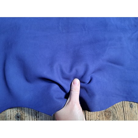 Peau de chèvre nubuck - Violet - Cuir en Stock