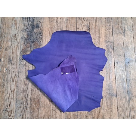 Chèvre - Violet - maroquinerie - Cuir en Stock