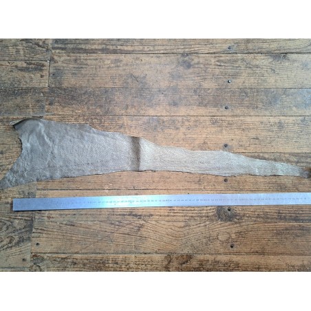 lot cabillaud - vert anis/nacré beige - cuir en stock