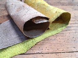 lot cabillaud - vert anis/nacré beige - cuirenstock