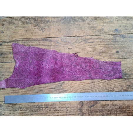 lot cabillaud - violet/taupe - Cuirenstock