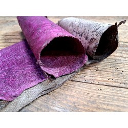 lot cabillaud - violet/taupe - cuirenstock