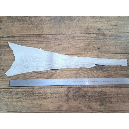 lot cabillaud - blanc nuancé gris/noir métallisé argent - Cuirenstock