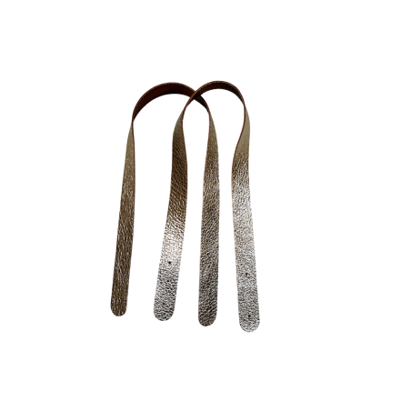 Paire de anses en cuir - prêtes à poser - maroquinerie - Cuirenstock