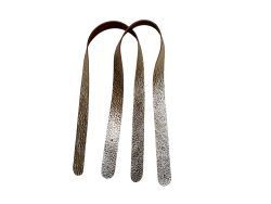 Paire de anses en cuir - prêtes à poser - maroquinerie - Cuirenstock