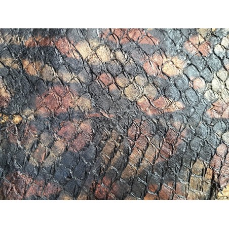 grande tilapia - marin - noir irisé - cuirenstock