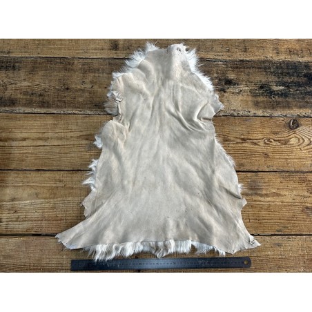 Peau de mouton lainé - CHOIX ÉCART - N - Cuir en Stock