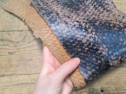 Lot de 2 peaux uniques - Perche du Nil - B - Cuir en Stock