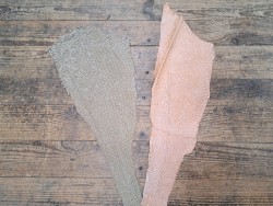 Lot de 2 peaux uniques - Perche du Nil - D - Cuir en Stock