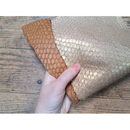 Lot de 2 peaux uniques - Perche du Nil - H - Cuir en Stock