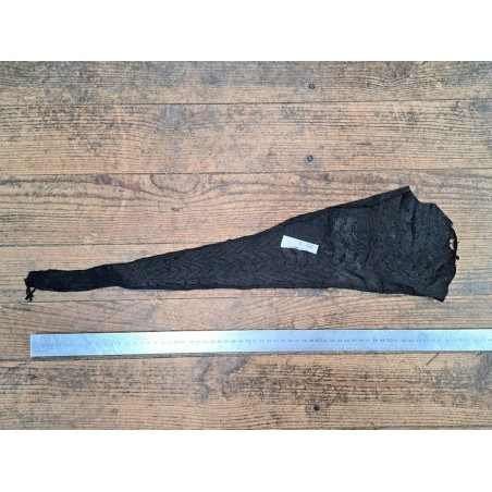 cuir cabillaud - poisson - maroquinerie - noir mat - cuirenstock