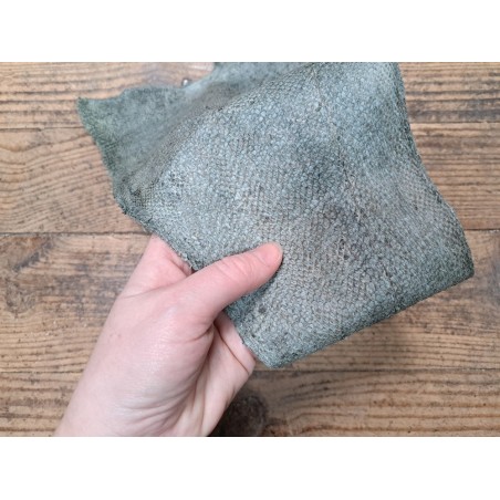 cuir cabillaud - poisson - maroquinerie - vert d'eau mat - Cuirenstock