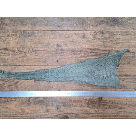 cuir cabillaud - poisson - maroquinerie - vert d'eau mat - cuirenstock