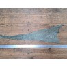 cuir cabillaud - poisson - maroquinerie - vert d'eau mat - cuirenstock