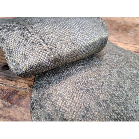 cuir cabillaud - poisson - maroquinerie - vert irisé - cuirenstock