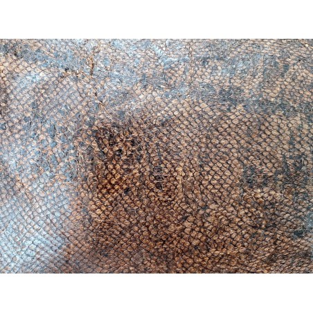 cuir cabillaud - poisson - maroquinerie - noisette- Cuirenstock