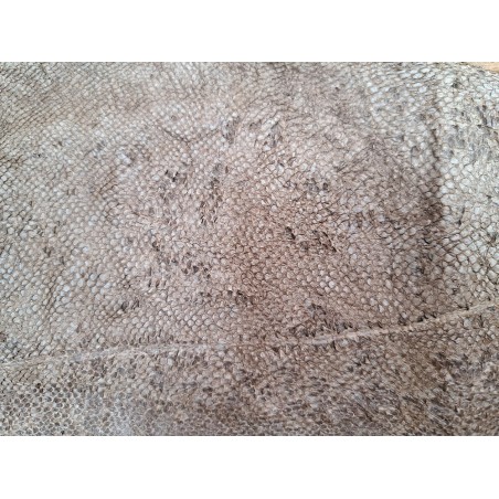 cuir cabillaud - poisson - maroquinerie - taupe - Cuirenstock