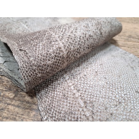 cuir cabillaud - poisson - maroquinerie - naturel mat - cuirenstock