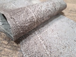 cuir cabillaud - poisson - maroquinerie - naturel mat - cuirenstock