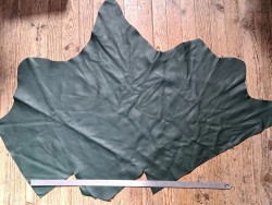 Demi-peau de cuir de veau - Vert anglais - A - Cuirenstock