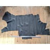 Demi-peau de cuir de taurillon  - Noir - Cuir en Stock