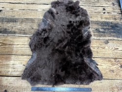 Peau de mouton lainé DOUBLE FACE marron - Cuir en Stock
