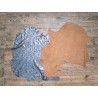 Lot de 2 peaux uniques - Cuir d'agneau et de chèvre -M- Cuir en Stock