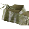 Peau de cuir de serpent - Vert kaki - accessoires - Cuir en stock