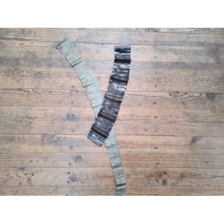 Lot de 2 peaux de cuir de serpent - B - Cuir en Stock