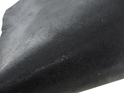 Peau de cuir de galuchat véritable exotique - Marron - Cuir en Stock