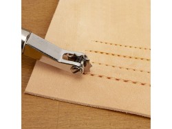 Molette à marquer les points de couture pour cuir – 4 tailles interchangeables – Manche bois Ivan - Cuir en Stock