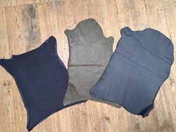 Lot de 3 peaux de cuir stretch - Cuir en Stock