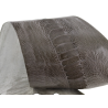 peau de patte d'autruche gris brillant accessoire luxe exotique cuir en stock