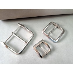 LOT de 3 boucles de ceinture - i - Cuirenstock