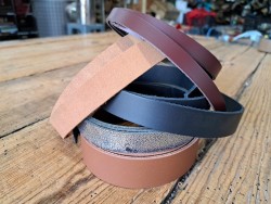 Lot de 5 bandes de cuir classique ou à effet - 2ème choix