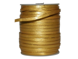 Lanière de cuir - 3mm - Or - Cuirenstock