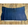 Croûte de cuir de vache tannage végétal cirée – BLEU OCEAN - Cuir en Stock
