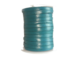 Lanières de cuir - 5mm - Turquoise - Cuirenstock