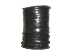 Lanière de cuir - 5mm - Noir - Cuirenstock