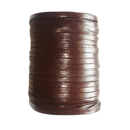 Lanière de cuir - 5mm - Brun - Cuirenstock