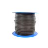Lacet de cuir carré - 3.5mm - Chocolat noir - Cuirenstock