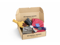Box surprise sur le thème du printemps - Découverte du cuir - Cuir en Stock